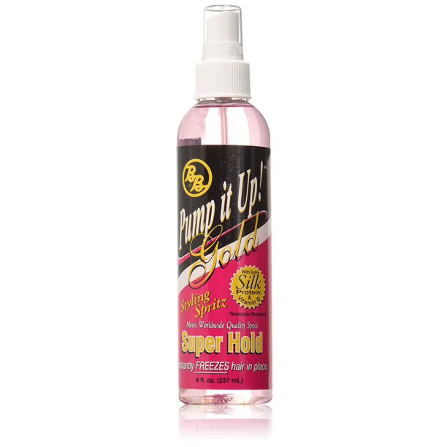 BB Pump It Up Spritz Gold Super Hold 8oz