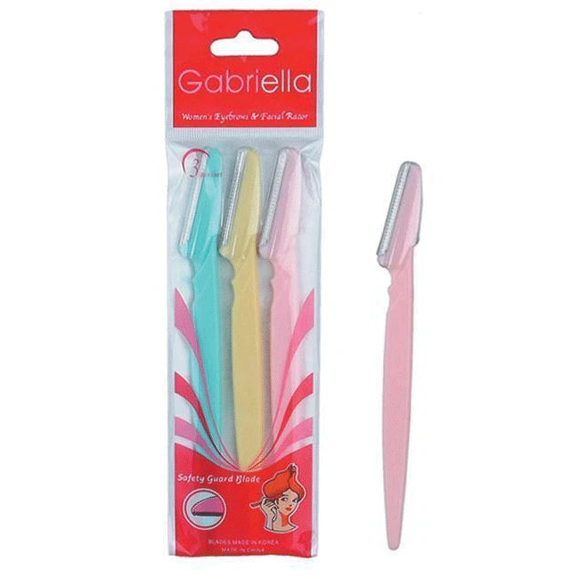 GABRIELLA EYEBROW RAZOR 3PC
