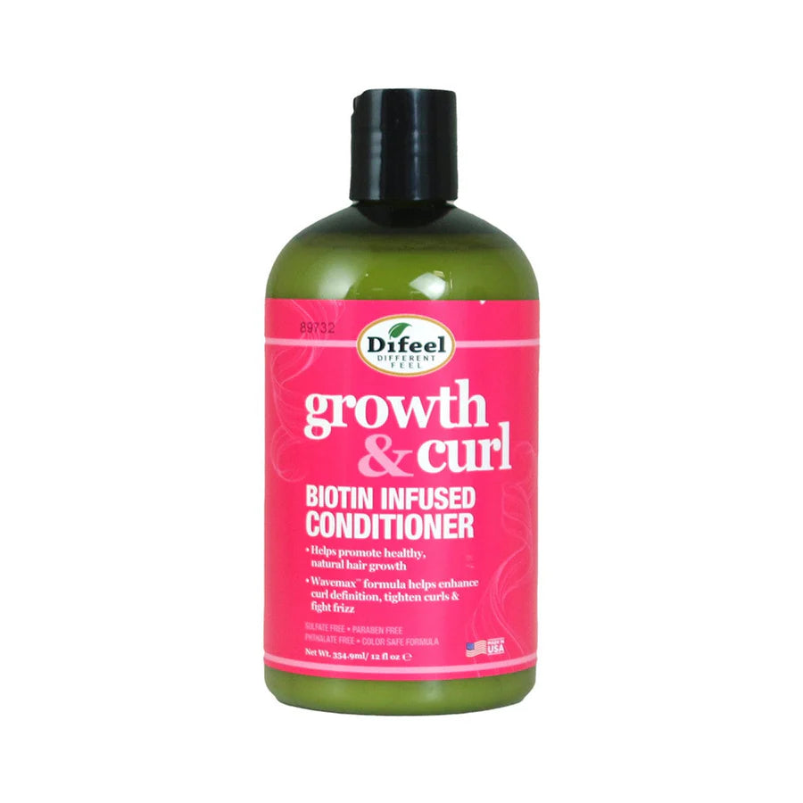 Difeel Growth & Curl Biotin Conditioner 12oz